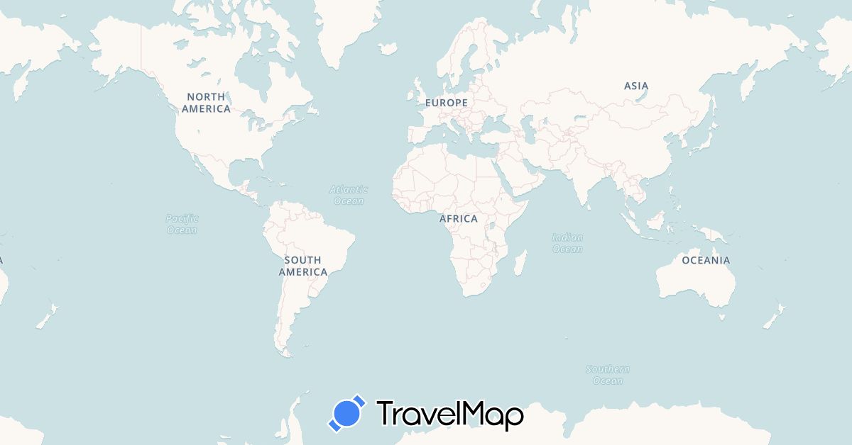 TravelMap itinerary: driving, bus, cycling, train, hiking in Japan (Asia)